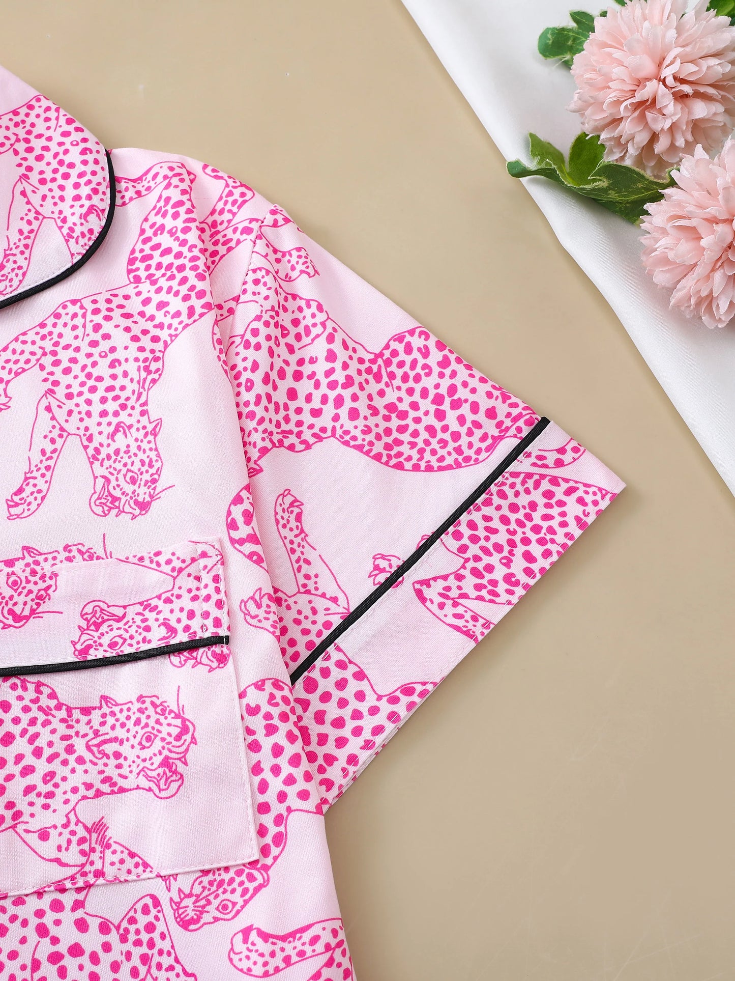 Cheetah Chic Short Pyjama Sets