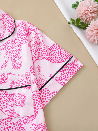 Cheetah Chic Short Pyjama Sets